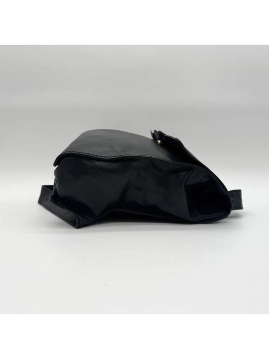 Chanel Backpack Big CC Logo Lambskin Leather Black with Seal main image 12